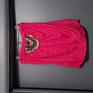 Maurices Pink Sleeveless Top